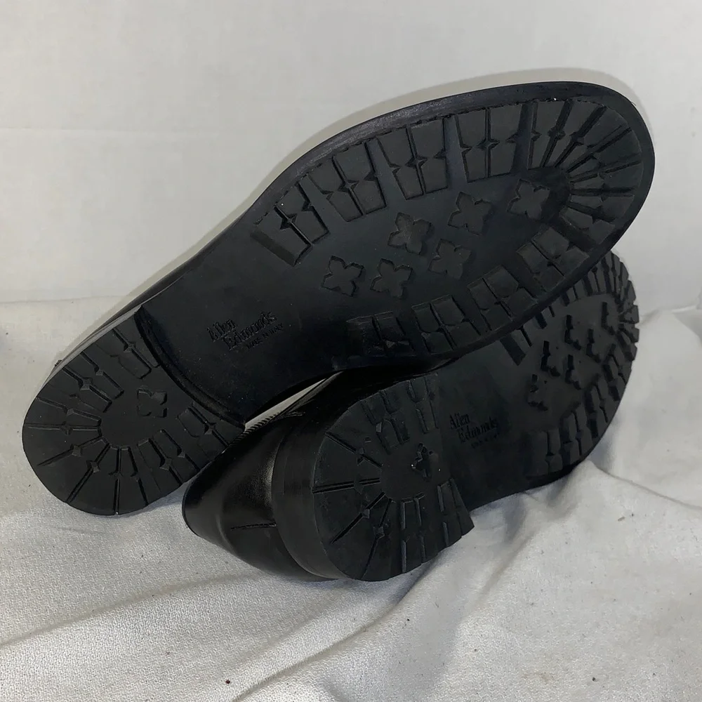 Allen Edmunds Men's Black Leather Bit Loafers